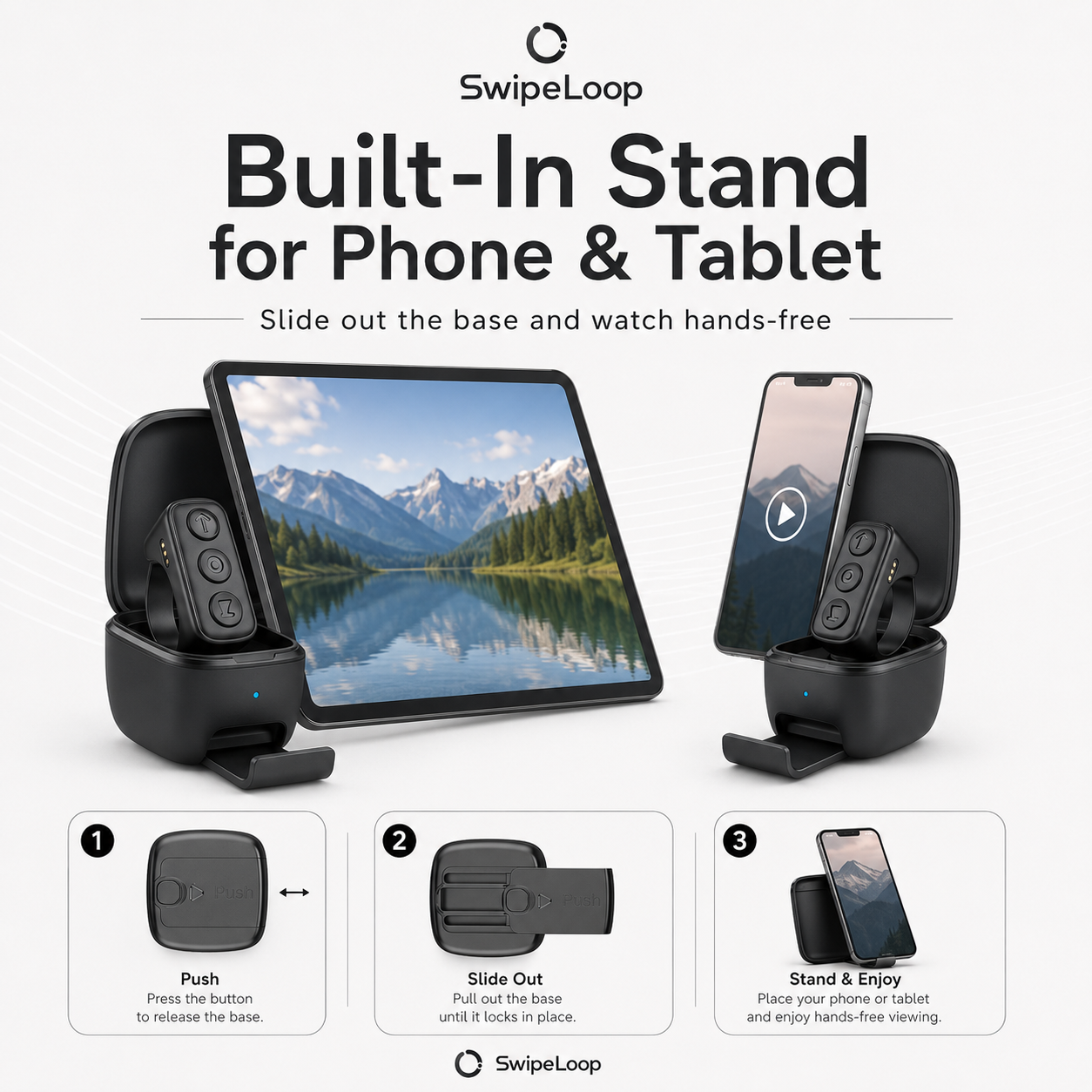 Bluetooth Scroll Loop Ring